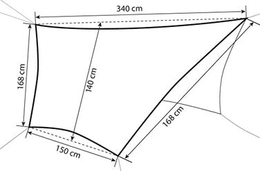 Тент AMAZONAS Ultra-Light Traveller Tarp Forest - ультралегкий, 650г, 25x10 см, камуфляж, для захисту від негоди