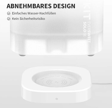 PETKIT CyberTail: Автоматичний фонтанчик для котів та собак, 1.85л, LED-підсвітка, тихий (25dB), білий