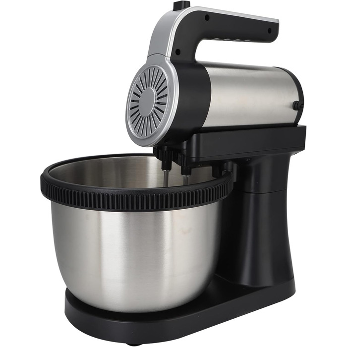 Stand Mixer, 2-in-1 1000W 5-Speed Tilt-Head Electric Hand Mixer with 4-Liter Stainless Steel Bowl, Dough Hooks, Whisk, and Beaters, Multifunctional Household Kitchen Mixer for Everyday Use