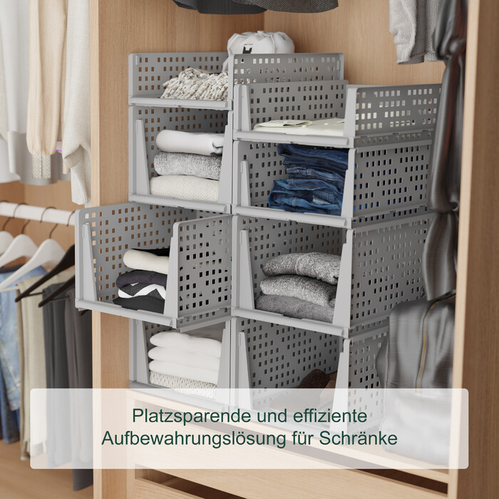 Relaxdays 3-Piece Closet Organizer Set