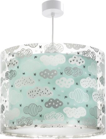 Dalber children's lamp pendant light hanging lamp Clouds green children's room lamp
