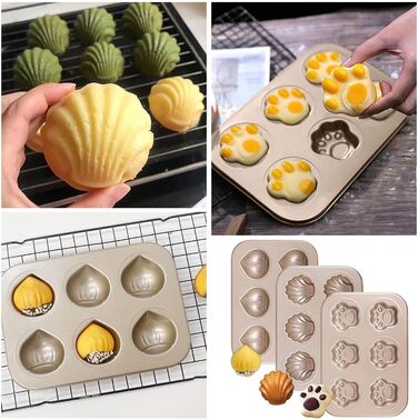 Форма для мафінів з антипригарним покриттям, 3 шт. Karbonstahl, 26,5 x 18,5 см