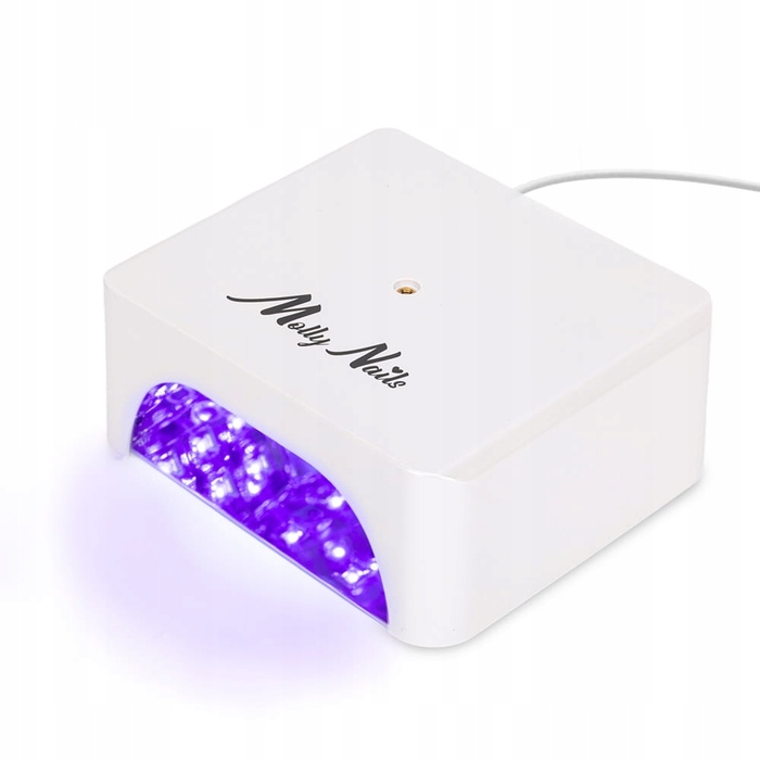LED+UV лампа Molly Nails V10 36 Вт, біла