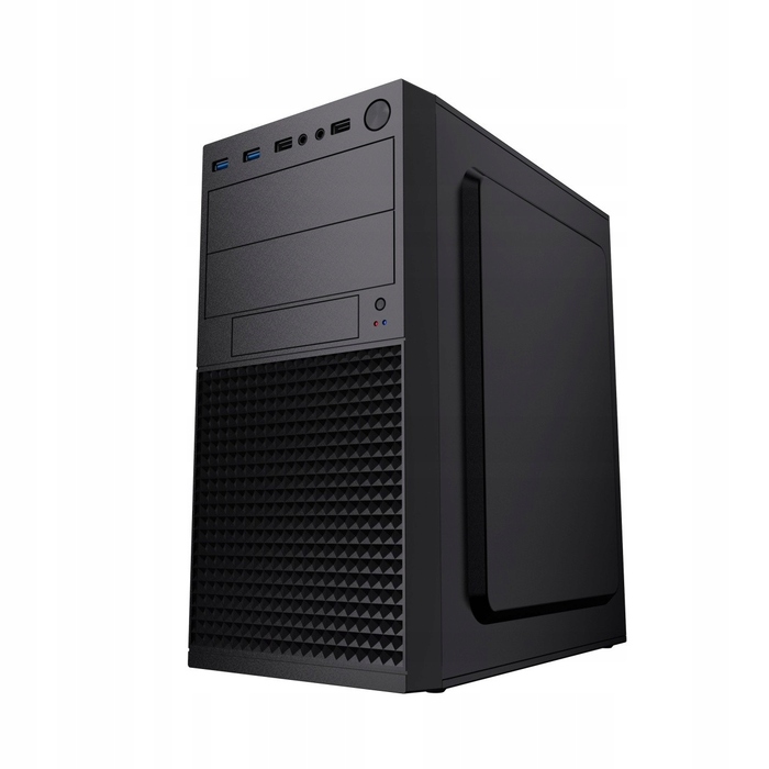 Корпус для офісного комп'ютера Gembird Fornax K300 microATX Mini-ITX, чорний