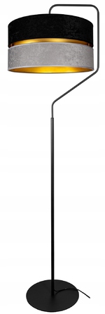 Підлогова лампа Glimex MODERN E27 60 Вт, чорний, сірий, жовтий