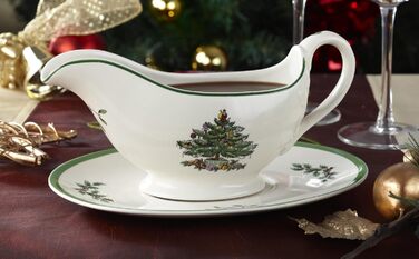 Соусниця з підставкою Spode, керамічний набір, різнокольорова, у коробці