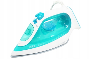 Парова праска BRAUN TexStyle 3 SI3043 GR, бірюзова