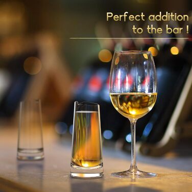 Mini Decanters, 180ml Small - Single Wine Decanter, Glass Wine Decanter Set, Single Glass Decanter, Set of 6