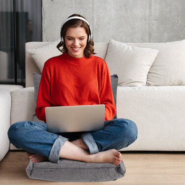 Підлогове крісло Relaxdays з регульованою спинкою