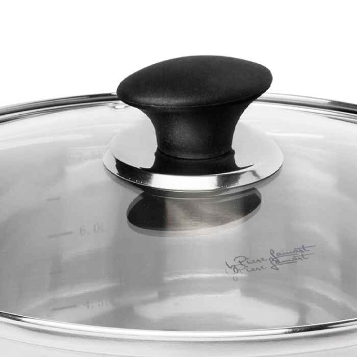 Каструля Lamart LEGER LTB2418 з кришкою, 24 см, 7,9 л