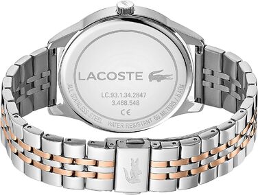 Годинник чоловічий Lacoste Vienna аналоговий кварцовий з двоколірним сталевим браслетом 2011048