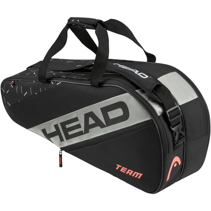 HEAD Team Racquet Bag - Black/Ceramic Color