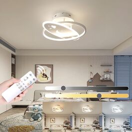 LED Ceiling Light Children's Room Lamp Ceiling, Dimmable Children's Room Ceiling Light with Remote Control, 32W Children's Room Ceiling Light Clouds for Living Room, Bedroom (50cm, Warm White Dimmable)