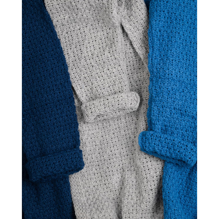 В'язана жилетка KNIT FACTORY Luna Lange - жіноча жилетка з вовни, великий в'яз, сірий колір, преміум якість