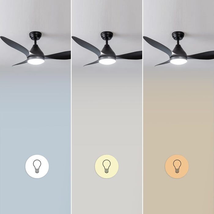Стельовий вентилятор Cecotec Aero 5200 Line з пультом, LED підсвіткою та таймером, 132 см (52 дюйми), 60 Вт, мідний двигун, чорний