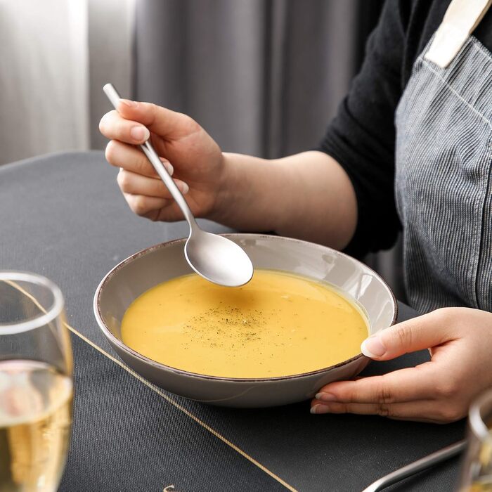 Набір посуду Vancasso NAVIA, 16 предметів, кераміка, для 4 осіб, оранжевий (12 предметів, Navia-2)