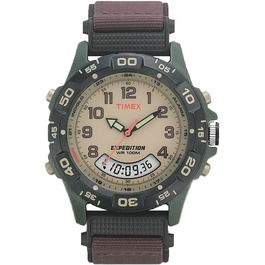 Годинник Timex Expedition T45181 для чоловіків, кварцовий, 39 мм, з нейлоновим ремінцем