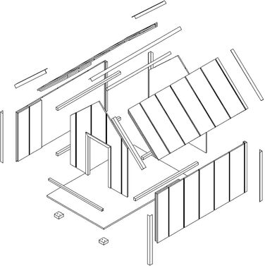 Будка для собак Outdoor маленьких порід – дерев'яна будка для собак, водостійкий дах 76 x 99 x H80 см, розмір S, Timbela M401-1 розмір M, 76x99xH80cm, натуральне дерево (розмір L, 80x118xH94cm, LP SmartSide дерев'яні панелі)