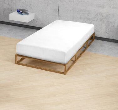 biberna Sleep & Protect 0802760 Fitted Sheet Molton Molton with Silver Protect Coating (blood, urine, and waterproof), antibacterial 1x 120x200 cm white