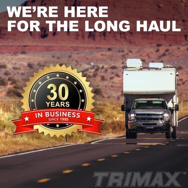 Замок для причепа Trimax UMAX 50D, універсальний U-подібний замок на дишло, подвійного призначення, для зчіпних пристроїв 4,8–6,1 см, преміум-якість