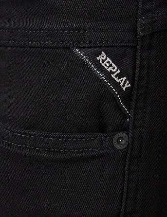 Чоловічі джинси Replay Anbass Slim-Fit з еластичним комфортом (33W / 30L, Чорний 098)