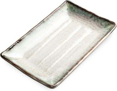 Набір суші SHIRO з білого порцеляну: 2 тарілки, 2 соусники, палочки, виготовлено в Японії