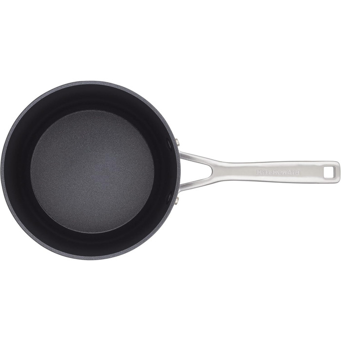 Пательня-гриль KitchenAid з виливом, 29 см, антипригарна, чорна - ідеальна для смаження м'яса та овочів