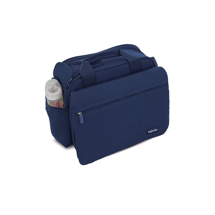 Дитяча сумка для мами та тата Inglesina My Baby Bag чорна, багатофункціональна пеленальна сумка з термовідділенням та органайзером
