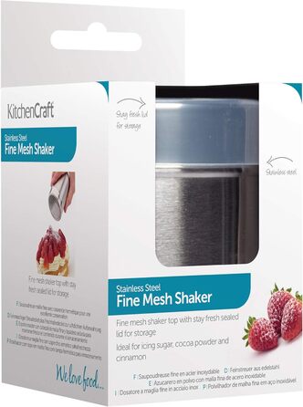 Сито для борошна та цукру з дрібною сіткою KitchenCraft, нержавіюча сталь