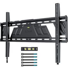 Настінний кронштейн для телевізора BONTEC Heavy Duty 43-100 дюймів, до 100 кг, VESA 800x600 мм, ультратонкий фіксований навіс (23 мм), сталевий