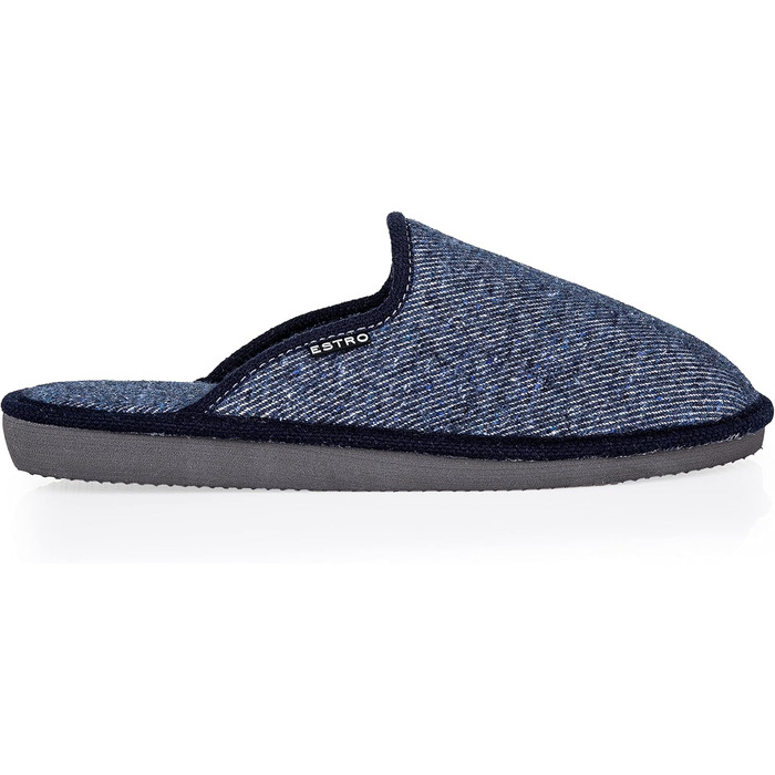 Чоловічі халати ESTRO F17 Jeans 43 EU з антиковзкою підошвою Memory Foam