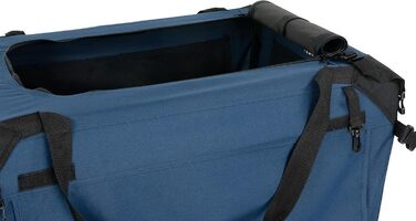 Foxdevil Складана переноска для собак та котів середніх розмірів – переноска для тварин у машину та в дім (M, Синій)