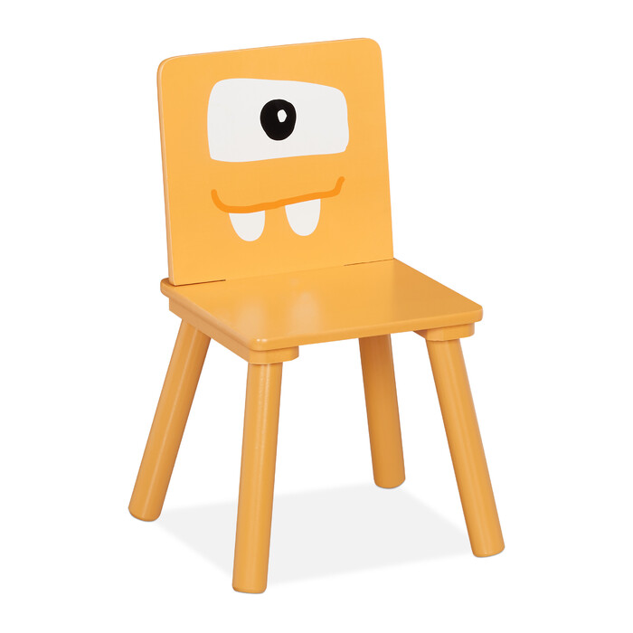 Relaxdays 3-Piece Kids' Seating Set, Monster Design