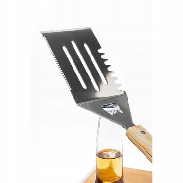 Набір аксесуарів для гриля в кейсі з дерев'яними ручками, BBQ-сет