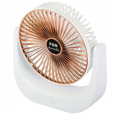 Настільний вентилятор Alogy Mini — портативний білий віяло