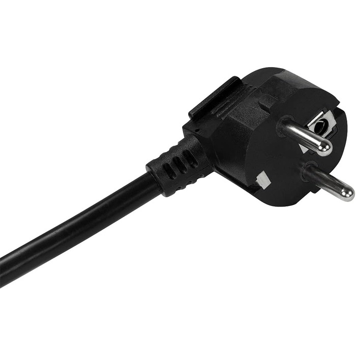 Смуга живлення LogiLink LPS233 6-fach з вимикачами та захистом від перенапруги (Schutzkontakt) - CEE 7/3, з дитячим замком, чорна