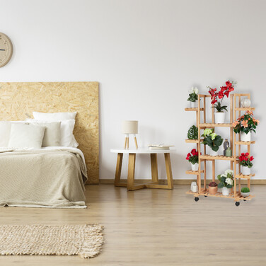 Relaxdays Полиця для рослин з бамбука