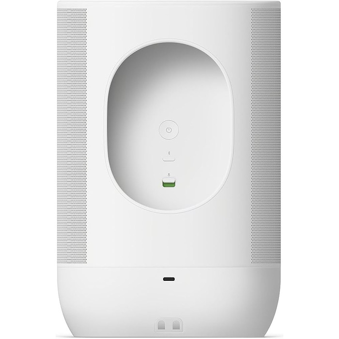 Sonos Move 2 – Портативна бездротова колонка з Wi-Fi, Bluetooth, Alexa, 24 год роботи, біла