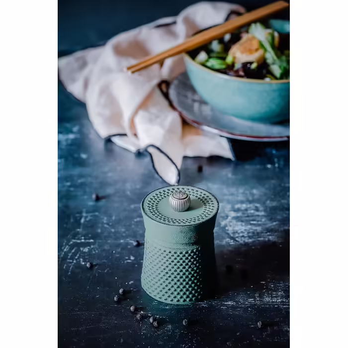 Peugeot 42172 Bali Pepper Grinder, Cast Iron, 7.6 cm, Seladongrün