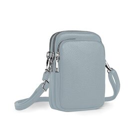 Сумка жіноча Mini Tasche на плече для телефону, гаманця та iPhone 16 Pro Max/Samsung/Xiaomi (Блакитна)