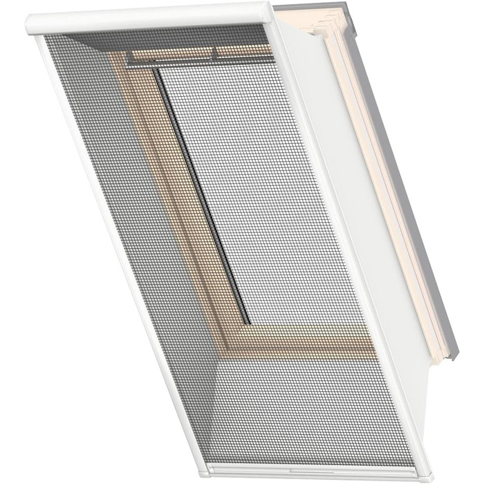 VELUX Original Insect Screens - Weather-resistant, compatible with a roof window cutout width of 923-1120 mm and length 0-2000 mm - Aluminum mesh ZIL SK06 0000SWLD, Black