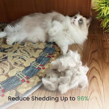 PawRake – щітка для котів та собак на вигляд копалки, для видалення підшерстка, для середньої та довгої шерсті, для комфортного догляду за шерстю