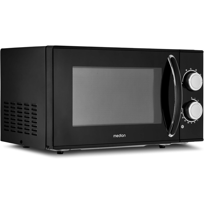 Мікрохвильова піч MEDION MD 15644, 700 Вт, 17 л, 6 рівнів, чорна