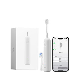 Laifen Wave Spezial Electric Toothbrush - Oscillating & Vibrating Sonic Toothbrush for Adults with App, 2 Brush Heads (Gray)