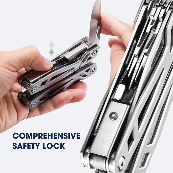 BIBURY Multitool - Titanium & Stainless Steel Multitool Set for Men & Women | Outdoor, Camping, Hunting, Fishing & Hiking