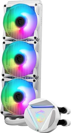 MSI MAG CoreLiquid R V2: Система водяного охолодження CPU AIO, 360 мм, RGB, біла