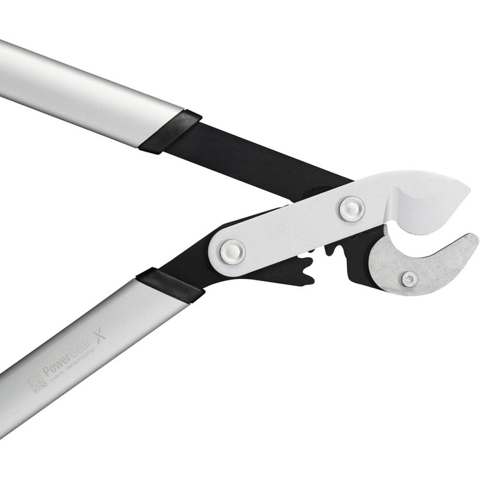Секатор Fiskars PowerGearX LX99-L для сухої та твердої деревини, 80 см, антипригарне покриття, загартована сталь, чорний/помаранчевий