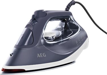 Праска AEG DB 1740LG 110 г/хв, 2400 Вт, керамічна підошва, антикальк, серія 6000, зелено-білий колір