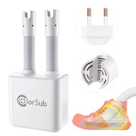 Електрична сушарка для взуття ColorSub з 4 режимами, для видалення запаху та сушіння в дощову, хмарну або снігову погоду