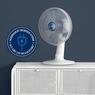 Вентилятор Rowenta Turbo Silence Extreme+ - тихий, потужний, 4 швидкості, автоматичне гойдання, білий, VU2731